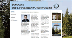 Desktop Screenshot of panorama-alpenmagazin.li